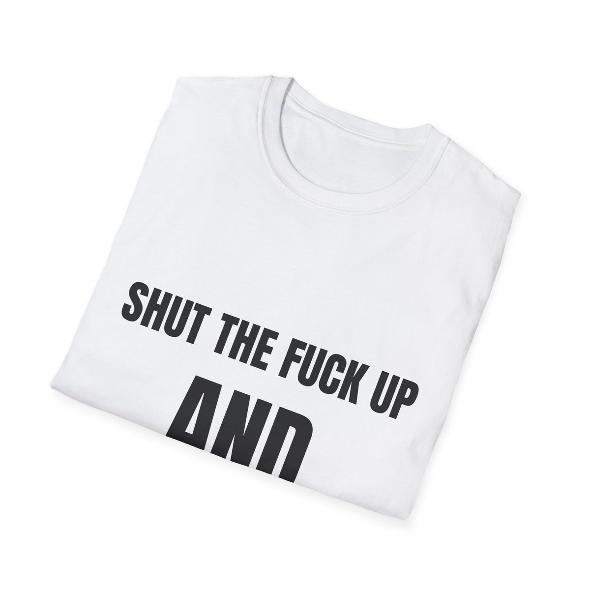 T-Shirt — "Shut the F*** Up and Vote" Bold Political Statement Tee