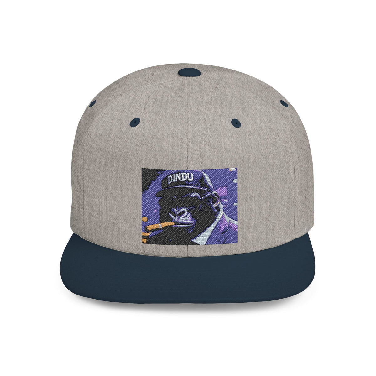 Sassy Gorilla Flat Bill Snapback Hat, Funny Dad Cap, Streetwear Fashion, Casual Gift, Men's Accessories