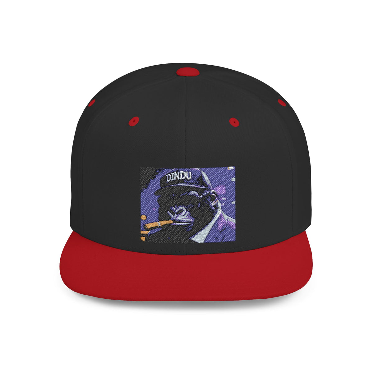 Sassy Gorilla Flat Bill Snapback Hat, Funny Dad Cap, Streetwear Fashion, Casual Gift, Men's Accessories