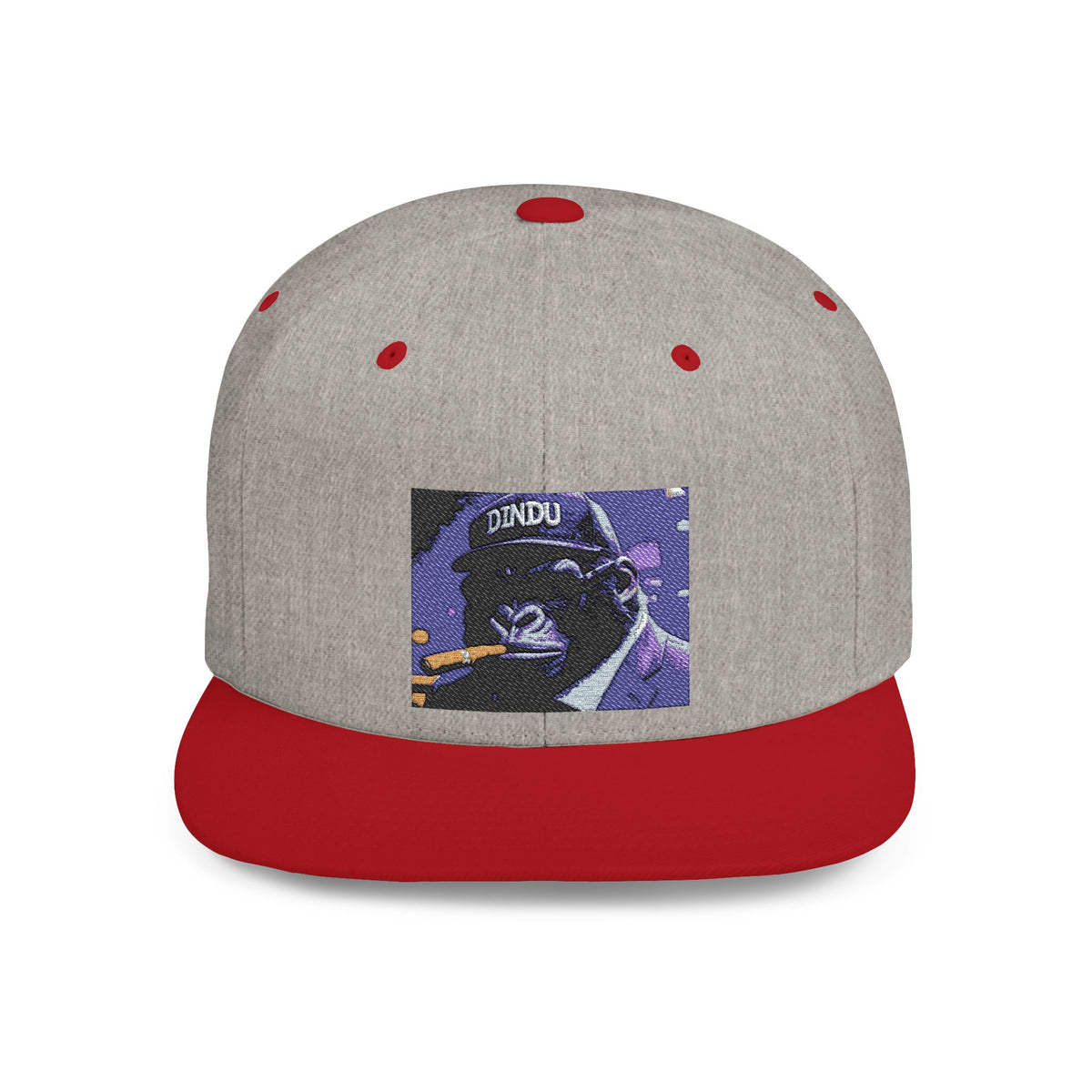 Sassy Gorilla Flat Bill Snapback Hat, Funny Dad Cap, Streetwear Fashion, Casual Gift, Men's Accessories