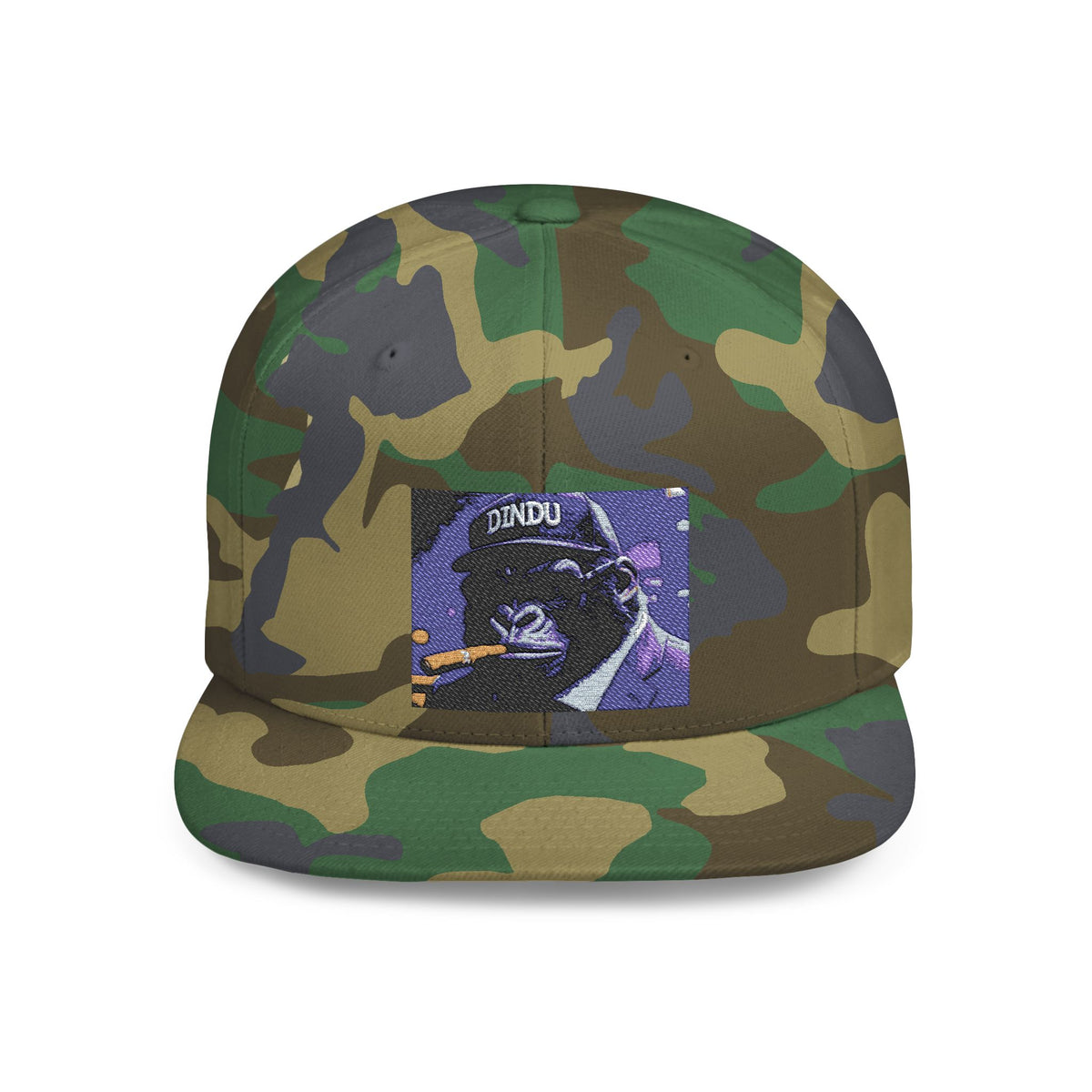 Sassy Gorilla Flat Bill Snapback Hat, Funny Dad Cap, Streetwear Fashion, Casual Gift, Men's Accessories