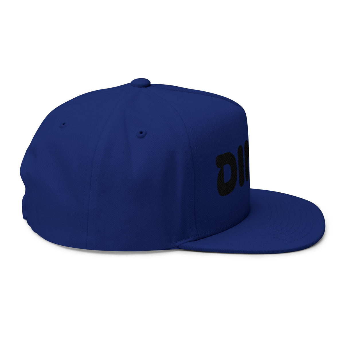 DINDU Embroidered Flat Bill Cap, Casual Hat, Streetwear Accessory, Gift for Him/Her, Summer Fashion, Statement Headwear