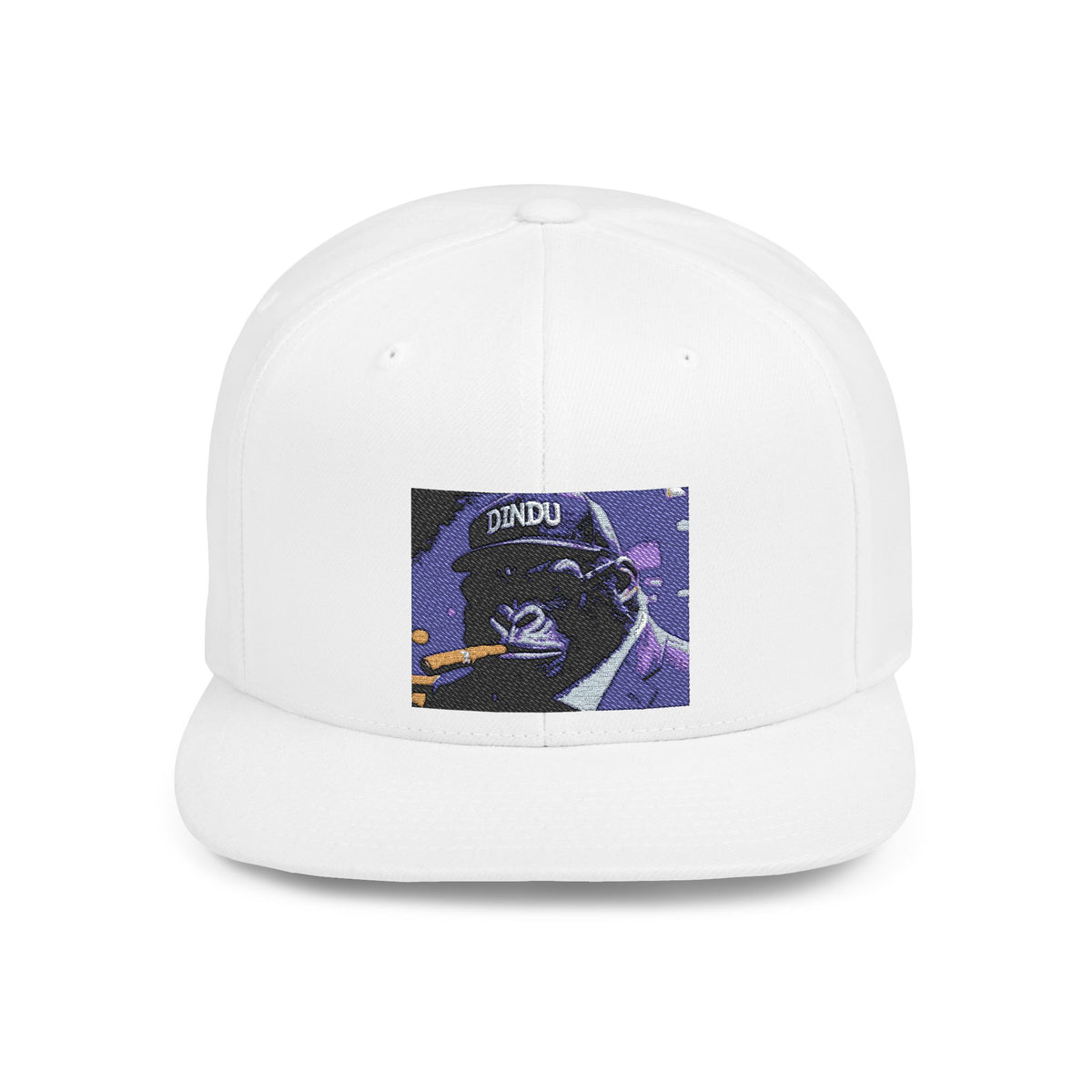 Sassy Gorilla Flat Bill Snapback Hat, Funny Dad Cap, Streetwear Fashion, Casual Gift, Men's Accessories