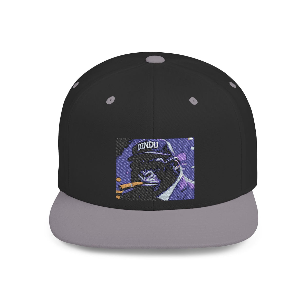 Sassy Gorilla Flat Bill Snapback Hat, Funny Dad Cap, Streetwear Fashion, Casual Gift, Men's Accessories