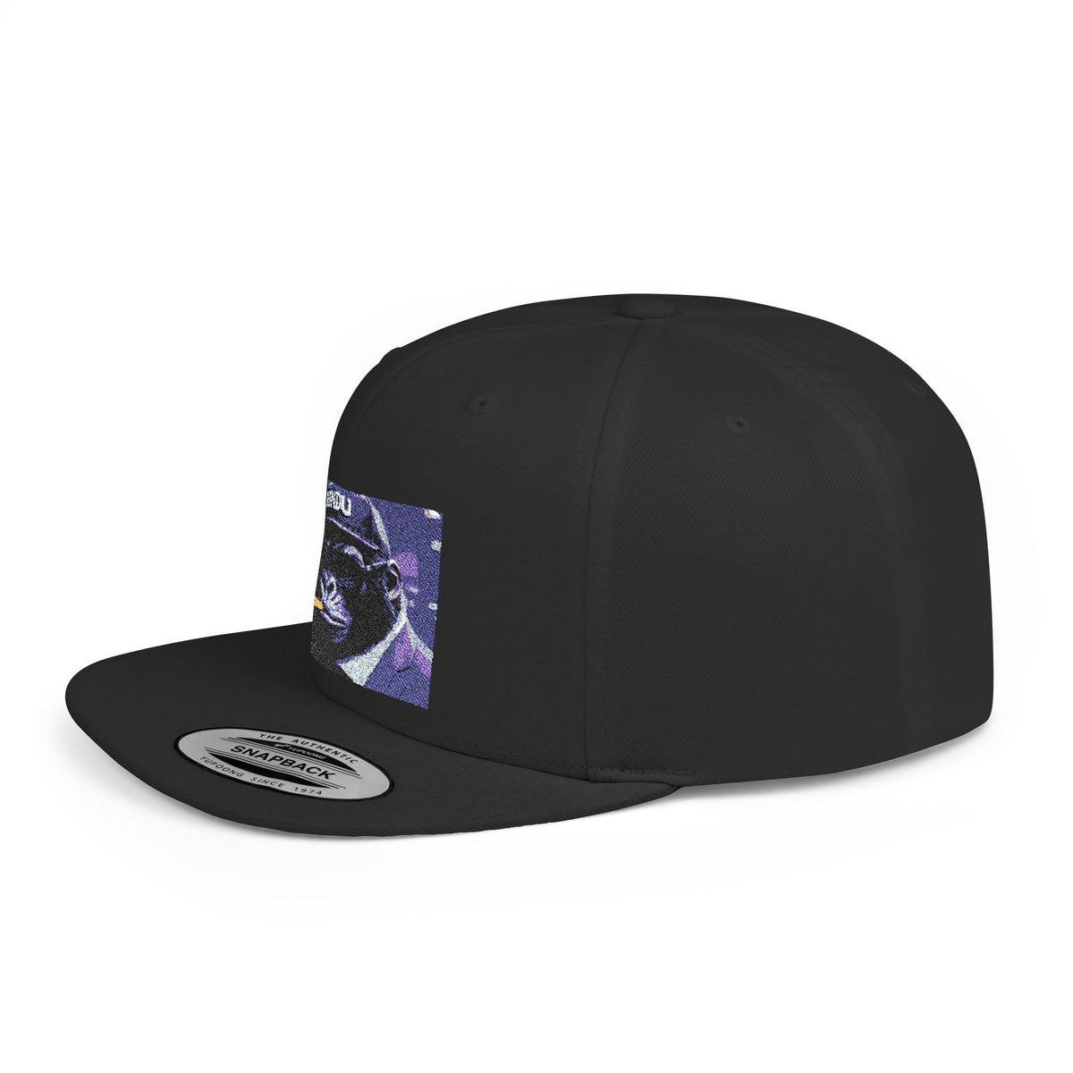 Sassy Gorilla Flat Bill Snapback Hat, Funny Dad Cap, Streetwear Fashion, Casual Gift, Men's Accessories