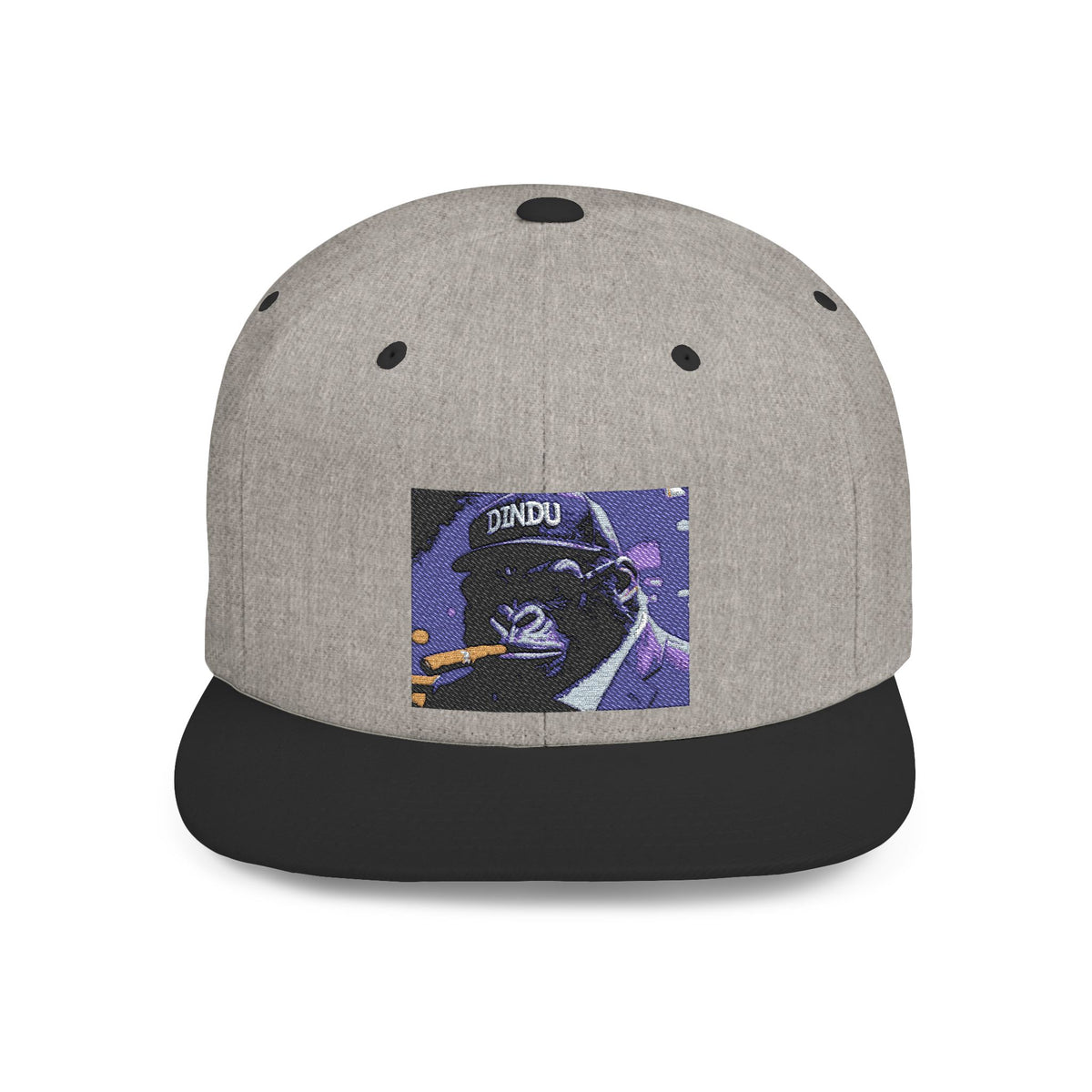 Sassy Gorilla Flat Bill Snapback Hat, Funny Dad Cap, Streetwear Fashion, Casual Gift, Men's Accessories