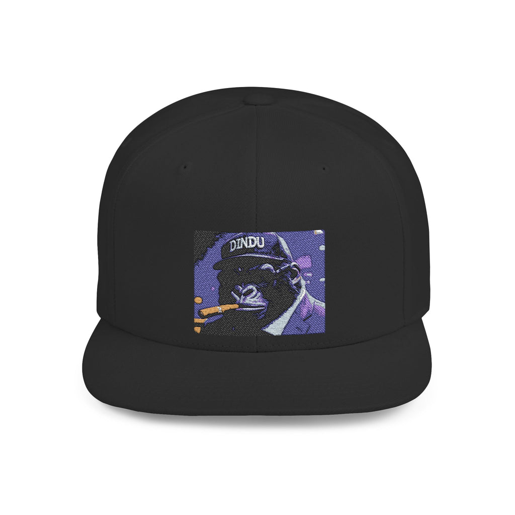 Sassy Gorilla Flat Bill Snapback Hat, Funny Dad Cap, Streetwear Fashion, Casual Gift, Men's Accessories